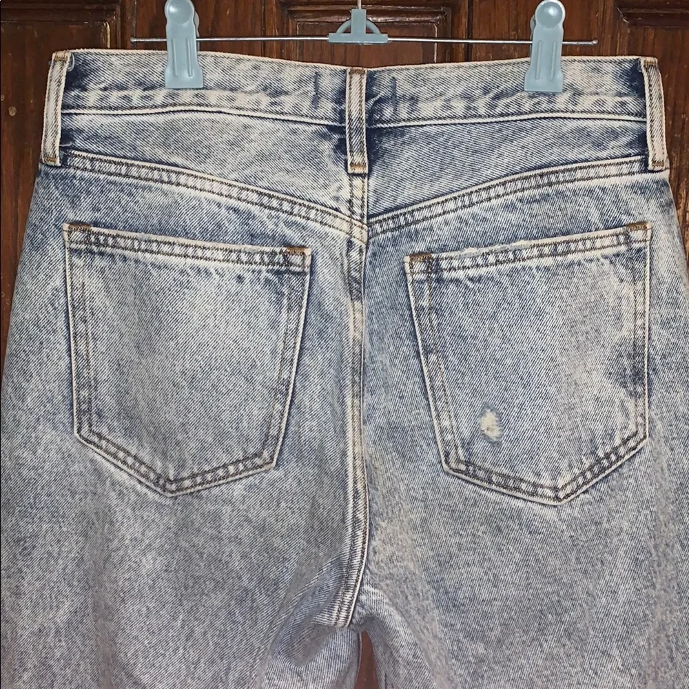 Abercrombie & Fitch Blue Denim High Rise Mom Jeans - Picture 7 of 7